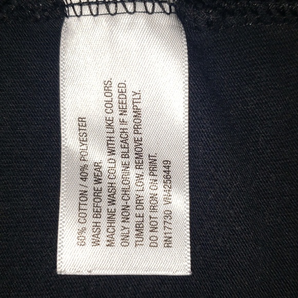 Cherokee Ultimate Tee Black XL 14-16 Short Sleeve Crew Neck - Picture 3 of 5